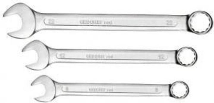 Actual product image Gedore Red red Combination spanner set, 15 pieces, SW 6-32, chrome vanadium steel, silver (19 mm, 29 mm, 8 mm, 21 mm, 28 mm, 31 mm, 12 mm, 18 mm, 14 mm, 10 mm, 26 mm, 30 mm, 27 mm, 20 mm, 9 mm, 25 mm, 16 mm, 15 mm, 32 mm, 22 mm, 17 mm, 11 mm, 24 mm, 23 mm, 13 mm, 7 mm, 6 mm)