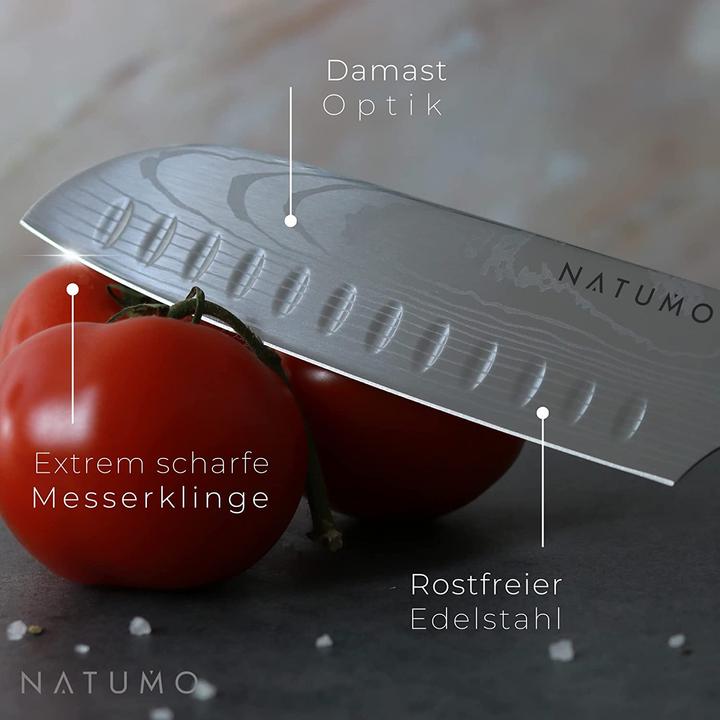 Produktbild Natumo Kuechenmesser Set 9-teilig in Lila