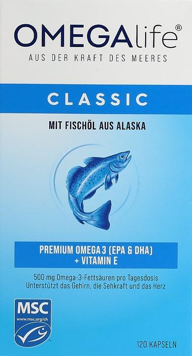 Produktbild Omega-Life Classic (120 Stück, Kapseln, 235 g)
