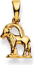Actual product image Natsumi Schmuck Pendant Star Sign Capricorn Yellow Gold 18K/750 (750/18 K Yellow gold)