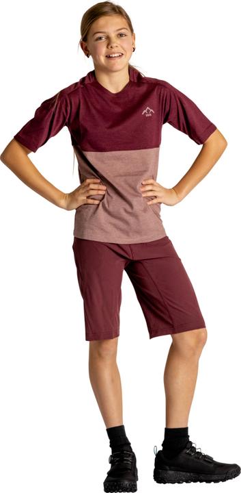 Produktbild iXS Kids Flow Mountain tech tee taupe-raisin KL (L)