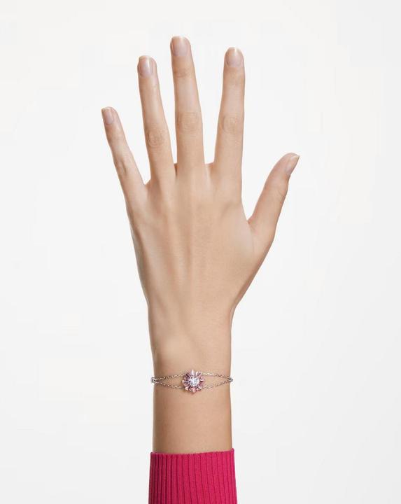 Actual product image Swarovski Sunshine Bracelet Pink (19 cm, Swarovski Metal)