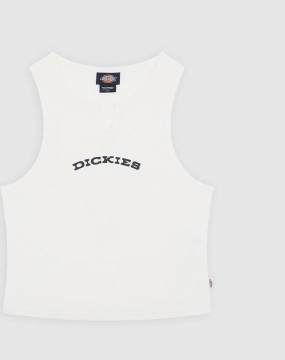 Dickies V Neck Top W Egret (S)