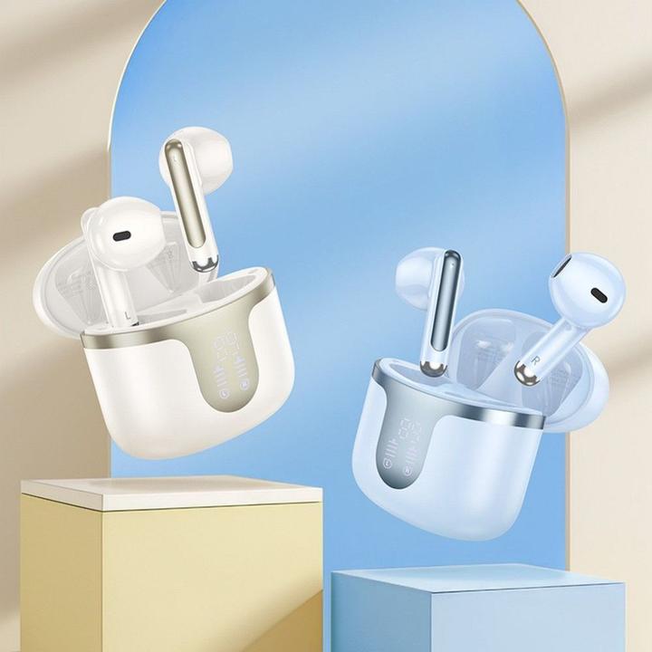 Immagine prodotto Hoco Wireless headphones wireless bluetooth earphones TWS EQ7 milky white