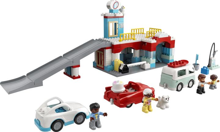 Produktbild LEGO Parkhaus mit Autowaschanlage (10948)