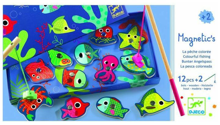 Actual product image Djeco Magnet game Fishing Colour (Multilingual)