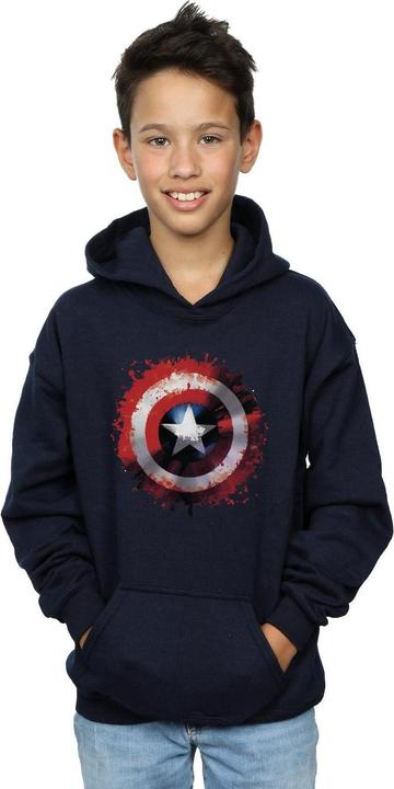Produktbild Avengers Captain America Art Shield Kapuzenpullover Jungen (152, 158)