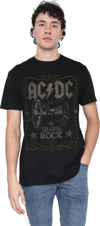 Actual product image AC/DC Mens Rock Label T-Shirt (4XL)