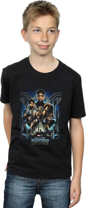 Immagine prodotto Black Maglietta in cotone con poster di film per ragazzi (152, 158)