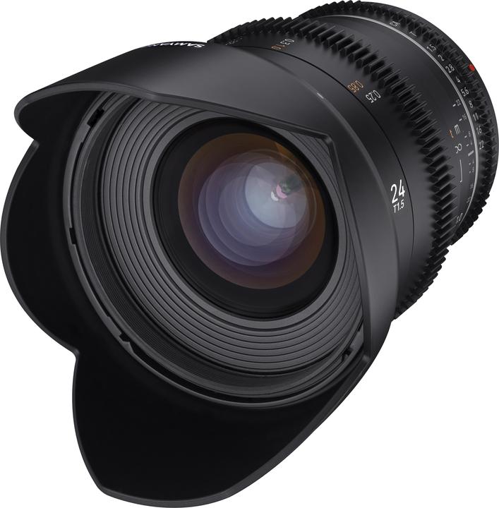 Produktbild Samyang MF 24mm T1,5 VDSLR MK2 Canon EF (Canon EF, Vollformat, APS-C / DX, Micro Four Thirds)