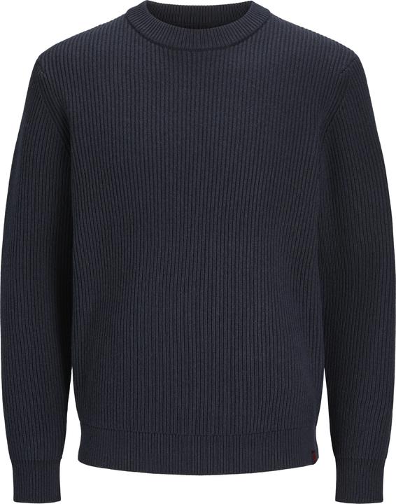 Jack & Jones RDD Einfarbig Strickpullover mit Rundhals Strickpullover mit Rundhals