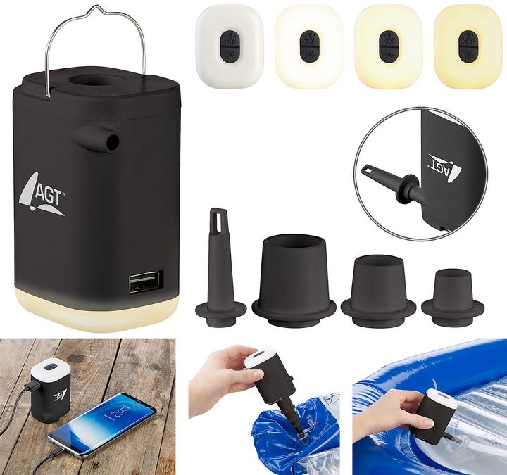 Produktbild AGT 4in1-Akku-Luftpumpe