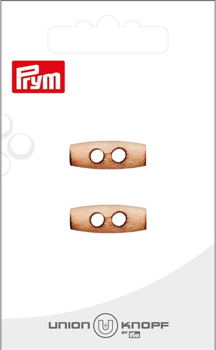Actual product image Prym Buttons 2-hole 20 mm, 2 pieces, cream