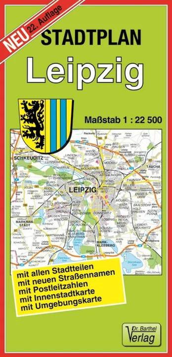 Immagine prodotto Mappa della città di Lipsia del dottor Barthel