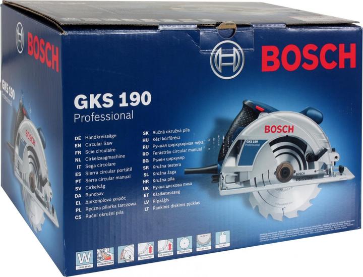 Produktbild Bosch Professional Handkreissäge GKS 190, im Karton