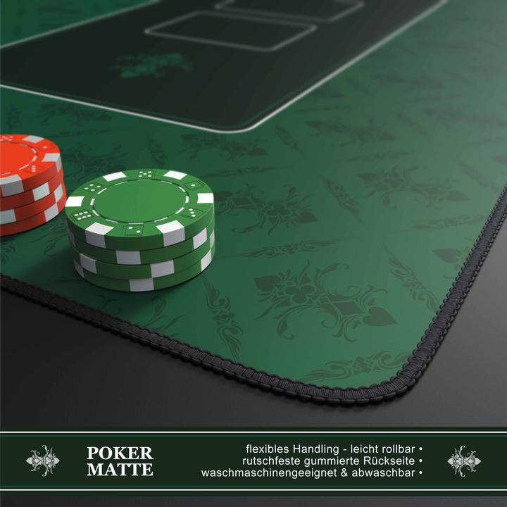 Immagine prodotto CSL Tappetino per mouse XXL 900x400 mm, mousepad per poker, tappetino da tavolo per poker, tappetino