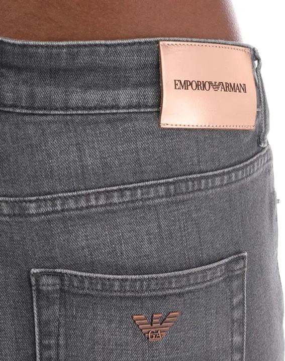 Actual product image Emporio Armani Womens/Ladies J60 Leather Patch Regular Jeans (26)