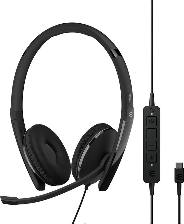 Produktbild EPOS Headset ADAPT 160T Duo USB-C (Kabelgebunden, USB-C)