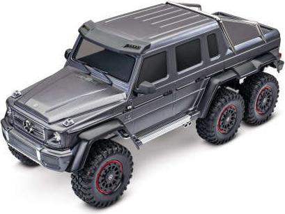 Immagine prodotto Traxxas CRAWLER TRX-6 1:10 6WD EP RTR MERCEDES G63 AMG 6x6 - SILVER SENZA caricatore e SENZA batteria (RTR pronto all'uso)