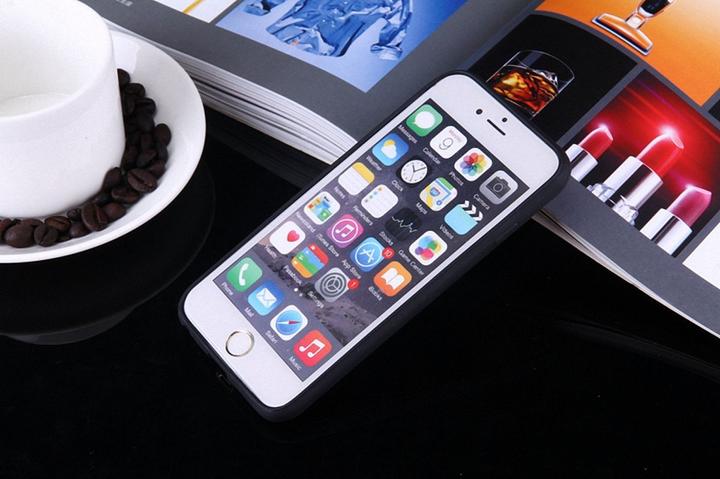 Produktbild König Design Apple iPhone 7 Plus Handy Hülle Mandala Case Motiv Indianische Spitze Schwarz (Apple iPhone 7 Plus)
