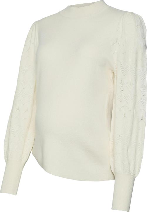 Vero Moda Maternity Normal geschnitten Hoch geschlossen Ballonärmel Pullover Gestricktes Oberteil
