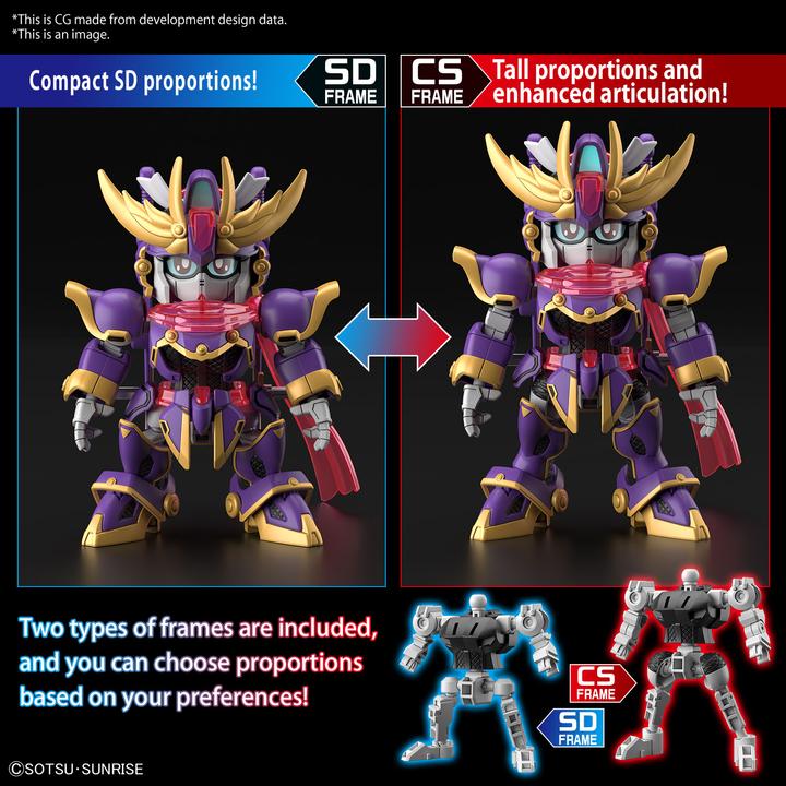 Produktbild Bandai GUNDAM - SD Gundam Cross Silhouette F-Kunoichi Kai - Model Kit