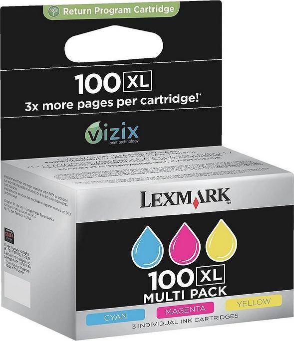 Produktbild Lexmark Rückgabe-npatrone 14N0850 100XL (M, Y, C)