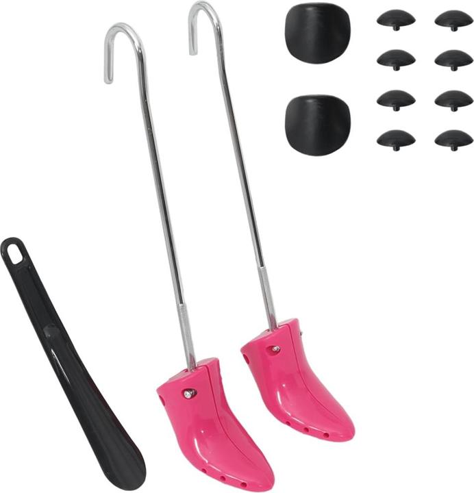 Actual product image VidaXL Boot trees with shoehorn Pink EU 34-40 (34, 35, 36, 37, 38, 39, 40, 1 x)
