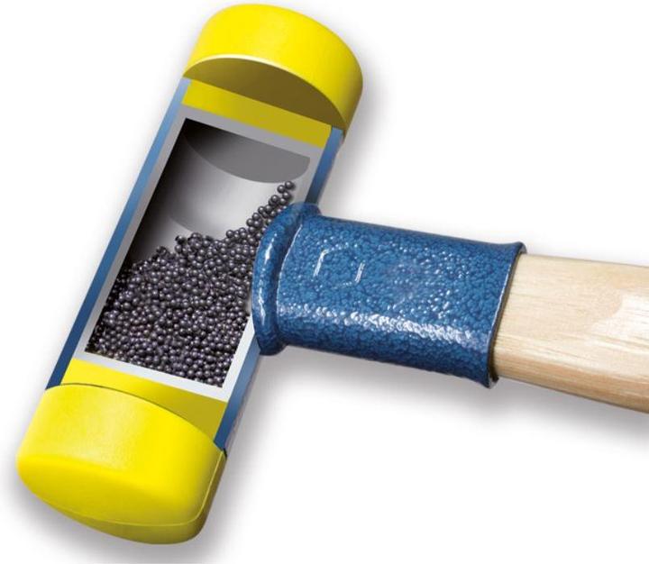 Actual product image Wiha Non-rebound soft-face hammer with hickory wooden handle. (543 g)