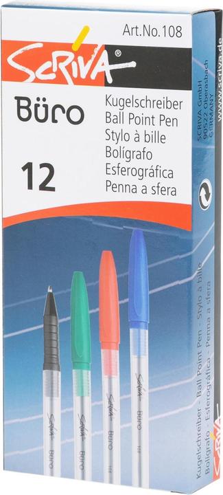 Produktbild Office World Kugelschreiber Scriva (Transparent, 12 x)