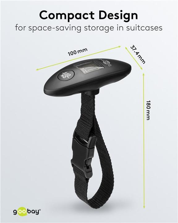 Actual product image Goobay Digital luggage scale (Luggage scale)