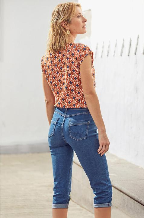 Actual product image Anne Weyburn Stretch denim 3/4 jeans (50)