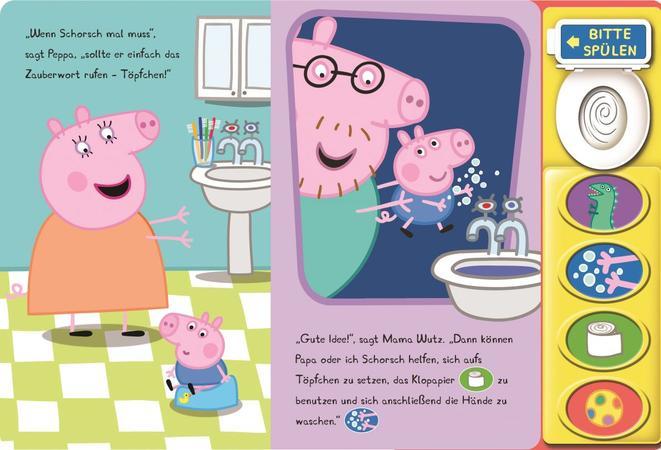 Produktbild Phoenix Peppa Pig Schorsch geht aufs Töpfchen (Soundbuch) (Deutsch)