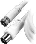 Image du produit Vivanco Câble de raccordement du r?cepteur SAT, connecteur coaxial F, 3m (Câble d'antenne)
