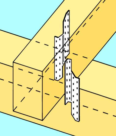 Actual product image Simpson Sst Rafter purlin anchor (Rafter purlin anchor, 1 pcs.)