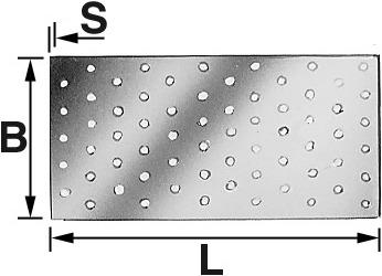 Actual product image Simpson Sst Perforated plates (Perforated plate, 50 pcs.)