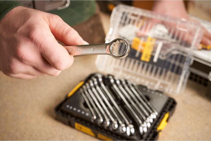 Actual product image Stanley Combination wrench set 12 pieces (17 mm, 7 mm, 16 mm, 15 mm, 8 mm, 14 mm, 12 mm, 13 mm, 9 mm, 6 mm, 10 mm, 11 mm)