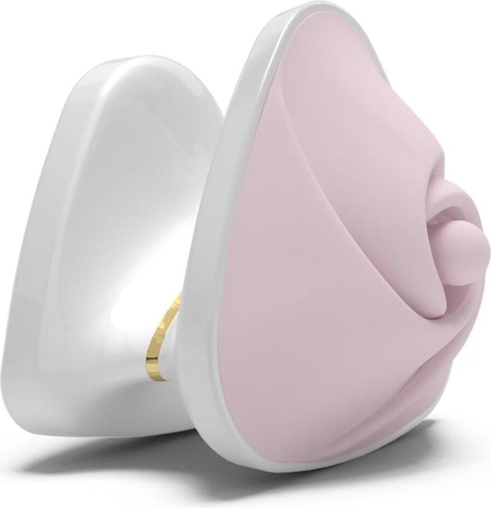 Actual product image Mystim Hearts Desire Lay-On Vibrator Rose