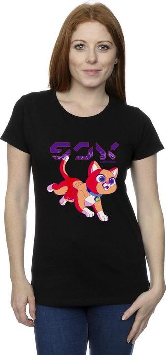 Actual product image Disney Womens/Ladies Lightyear Sox Digital Cute Cotton T-Shirt (S)