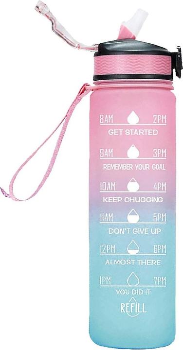 Produktbild ASMI Trinkflasche auslaufsicher mit Farbverlaufsdesign 1000 ml (1 l)