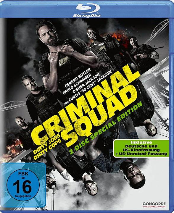 Actual product image Criminal Squad Blu Ray (Blu-ray, 2018, German)
