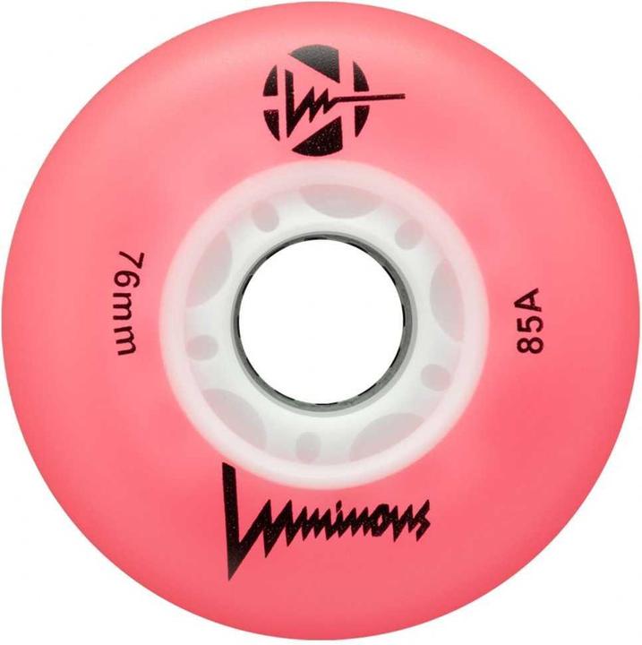 Actual product image Seba Inline Skate Wheels Luminous LED Wheel 76mm 85A X1 2024 (76 mm)