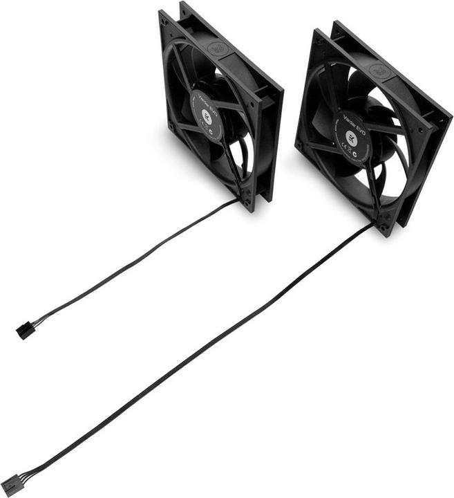 Actual product image EKWB EK-Vardar EVO 140ER Black BB (500-2000rpm) - 2-pack (140 mm, 2 x)