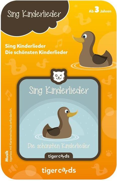 Produktbild Tigermedia Tigercard - Sing Kinderlieder:Die schönsten Kinderlieder (Deutsch)