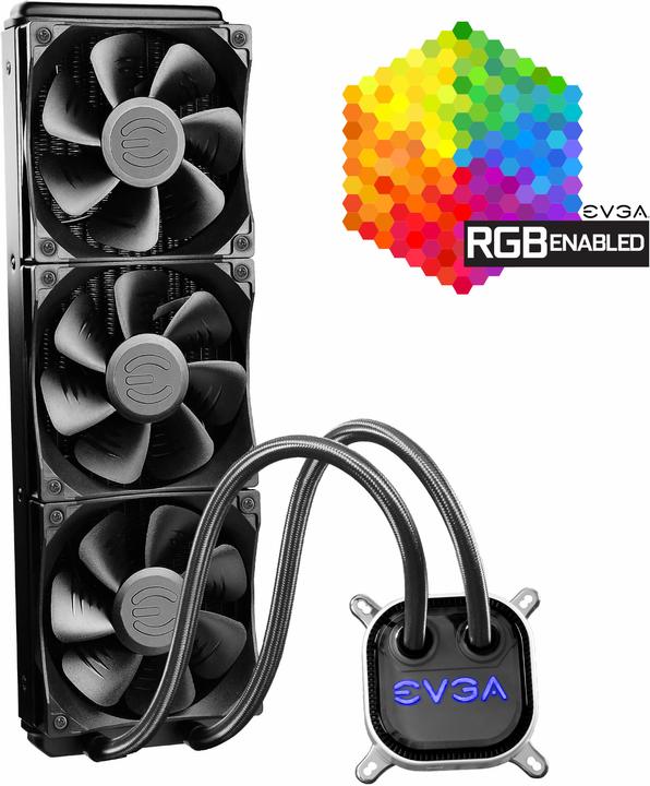 Immagine prodotto EVGA CLC 360 Raffreddatore di CPU ad acqua liquida RGB LED di raffreddamento