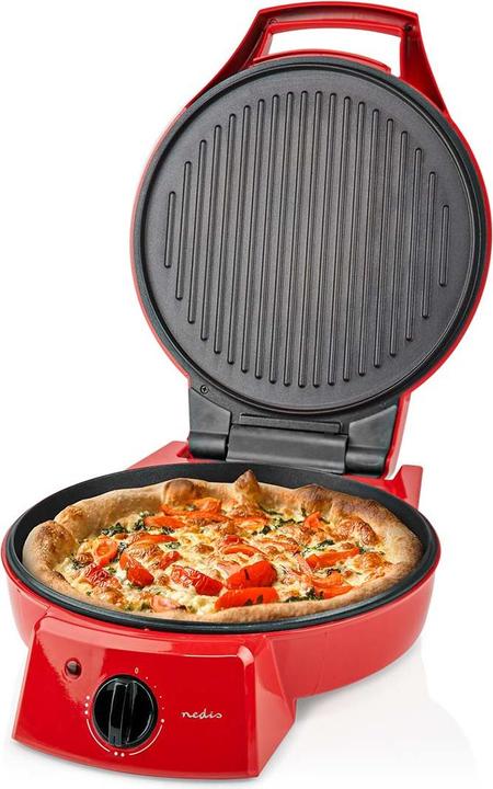 Image du produit Nedis FCPM100FRD Machine à pizza, aluminium (Prise UE)