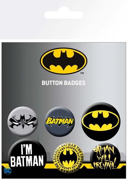 Image du produit ABYstyle DC COMICS - Badge Pack - Batman Comics X4