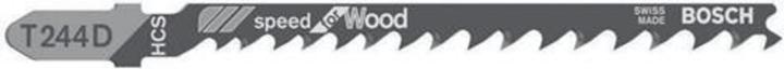 Bosch Professional Zubehör Stichsägeblatt T 244 D Speed for Wood, 5er-Pack