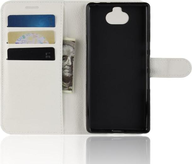 Actual product image MU Classic Litchi Leather Bookcover Series (Sony Xperia 10 Plus)