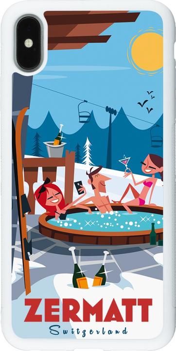 Immagine prodotto PhoneLook Coperchio in silicone bianco Zermatt Mountain Jacuzzi (Apple iPhone XS Max)